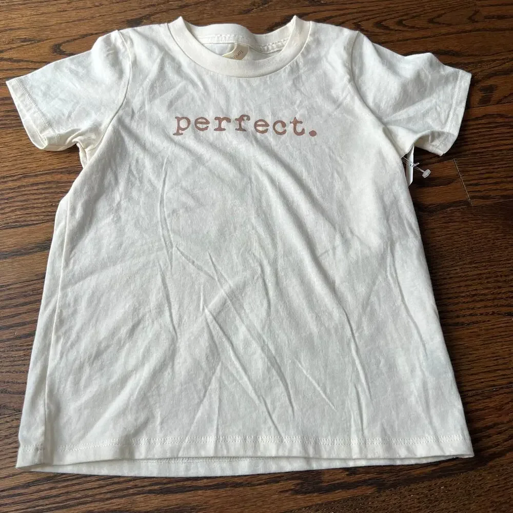 New Tenth & Pine Unisex 100% Cotton Perfect Graphic Tee  - 6T
